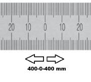 HORIZONTAL FLEXIBLE RULE MIDDLE ZERO 800 MM SECTION 13x0,5 MM<BR>REF : RGH96-C0800B0M0